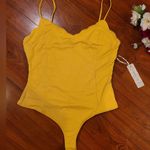 Iris Yellow Mustard Bodysuit Size Large Photo 0
