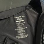 Billabong ‎ Womens Rashguard Black White Palm Tree Swim Surf Beach UVA UVB Large Photo 3