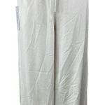 Princess Polly NEW  Parklea White Linen Wide Leg Palazzo Trousers Sweatpants 10 Photo 0