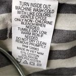 Indigo Rein  Gray Striped Mini Cotton Blend Skirt 9 Photo 6