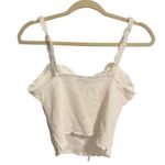 Forever 21 White Babydoll Cropped Tank Size Medium Photo 4