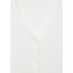 Mango Cotton Blend Button Knit Cardigan NWT Off White Teens Medium Photo 6