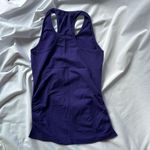 Athleta Blue Purple Fitted Seamless Style Sleeveless Gym Yoga Workout Tank Top Photo 4