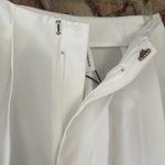 Commense Pleated High Waist Wide Leg Pants size M White Size M Photo 5