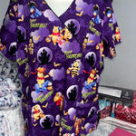 Disney  Winnie the Pooh Halloween scrub top Photo 0
