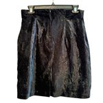 Rampage USA Velvet Lightweight Mini Skirt Lined Y2K Black Size 11 Photo 1