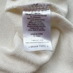 Luxuriously Soft Long Sleeve Button Up Henley Sleep Pajama Top Women’s Large Dip White Photo 5