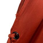 ZARA  Orange Satin Mock Neck Tunic Open Sides Medium Photo 2
