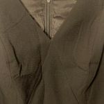 Tahari  black sheath mini dress with mesh on shoulder sleeve 12 Photo 4