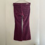 PilcroBurgundy corduroy   Boho chic Flare Jeans Photo 11
