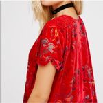 Free People  Acting Single Velvet Burnout Mini Dress
Babydoll Size Small Photo 9