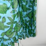 CAbi  Dress Size Medium 5815 ‘No Slip’ Wrap Derby Flutter Sleeve Floral Floral Photo 13