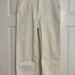 MOTHER The Patch Pocket Private Jeans White Size 28 Photo 0