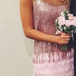 Triple Threads Pink Fringe Dress Photo 1