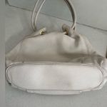 Michael Kors  Optic White Cream Medium East
West Ring Leather Tote Photo 5
