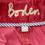 Boden Size 10 Barbie Pink Cotton Corduroy Ankle Pants Preppy Golf Photo 1