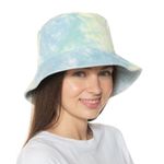 Jenni NEW Reversible Bucket Hat, Tie Dye Terry Cloth, One Size New w/Tag Photo 5