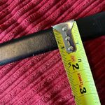 Talbots  Black Leather Belt with Gold Buckle. Size Small. Photo 2