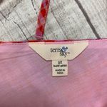 Terra & Sky women 3X 24W-26W spring plaid print short sleeve dress pink multicolor Photo 7