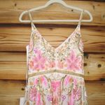 Mac Duggal  5671 Beige V Neck Floral Embellished Spaghetti Strap Gown Dress Photo 12