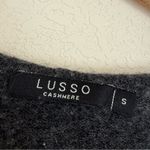 Lusso 100% Cashmere Hoodie – Size Small (Charcoal Gray) Gray Photo 2