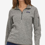 Patagonia Women's Better Sweater 1/4-Zip Fleece Gray Photo 0