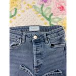 Evereve The Ever Straight High Rise Womens Jeans Size 25 Dark Wash Denim Photo 3