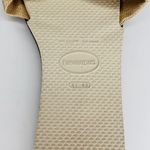 Havaianas  You St. Tropez Shine Gold Denim Tan Bow Flip Flop Thong Sandals Photo 7