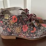 Hush Puppies Cyra Catelyn Black Multi Floral Suede Chukka Boots size 6.5 Photo 0