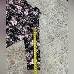 BODY TOUCH Classics floral button down night gown shirt size 2X black pink Photo 3