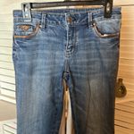 White House | Black Market The Skimmer Skinny Jeans With Faux Leather Detailing Photo 3