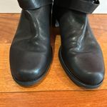 Stuart Weitzman  soft Leather Round Toe Buckle Moto Boots Women's size 7.5 Photo 1