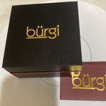 BURGI Swarovski Crystal Watch Red Photo 3