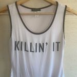 Ribbed tank graphic bodysuit Size 6 Photo 1