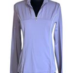 Lucy Tech Purple Quarter Zip Pullover Jacket Top Size M Photo 0