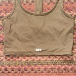 Set Active  BROWN RACERBACK SPORTS BRA CROP TANK Photo 1