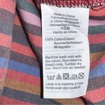 Madewell NWT Striped Top, 💯 cotton, high low back button detail. Fits xxs - med Photo 5