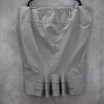 Torrid  Gray Pencil Ruffle Checker Belt Retro Casual Preppy Skirt Plus 22 Photo 1