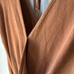 Universal Threads Universal Thread Linen Brown Tan Jumpsuit Medium Photo 9