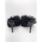 Azalea Wang Pointed Toe Heels Size 7 Black Birdie Fabric Upper Slip On Photo 3