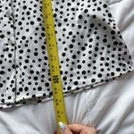 Ny Collection Womens Size Medium Polka Dot Blouse Long Sleeve Button Up Officechic Corpcore Photo 5