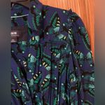 Maeve  Pippa Butterfly Print Button Front Shirtdress Shirt Dress Pockets Size XSP Photo 8