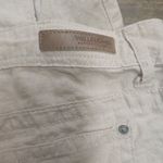 WallFlower Womens Overalls Shortalls Pink Linen‎ Rayon Blend Size Small Tan Photo 3