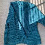 American Eagle Outfitters Teal Sweater Photo 0