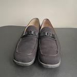 Salvatore Ferragamo  Sport Black Fabric Logo Bit Loafers Shoes Made in Italy 9.5 Photo 2