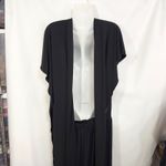 Joseph Ribkoff Size 12 Maxi Dress Wrap Top Open Back V-Neck Elegant Black 420 Photo 10