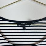 Theory Navy Colorblock Striped T-Shirt Dress Pima Cotton Size XS Photo 3