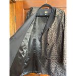 Gallery , leopard print, hooded raincoat size small Photo 5