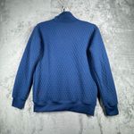 ZYIA Quilted Snap Pocket Pullover Womens‎ S Athleisure Cozy Cabin Casual Fleece Blue Photo 2