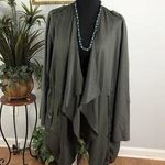 Carolina belle Women Jacket Cinched Waist 1X Cap 3/4 Sleeve Open Lagenlook Boho Photo 0